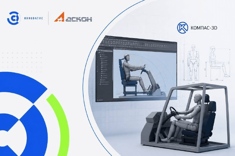 АСКОН представил новое приложение «Эргономика: Манекены» для КОМПАС-3D v25.