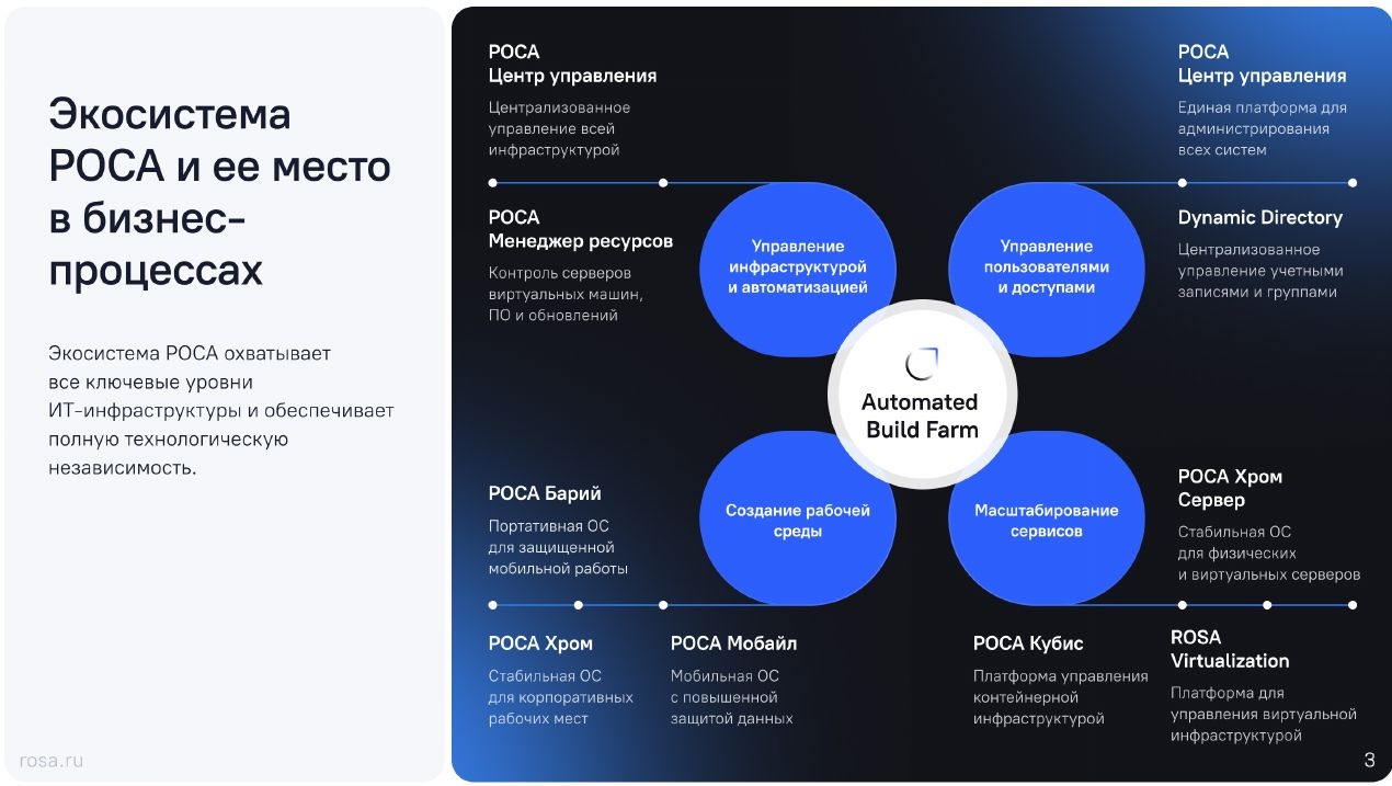 Экосистема РОСА